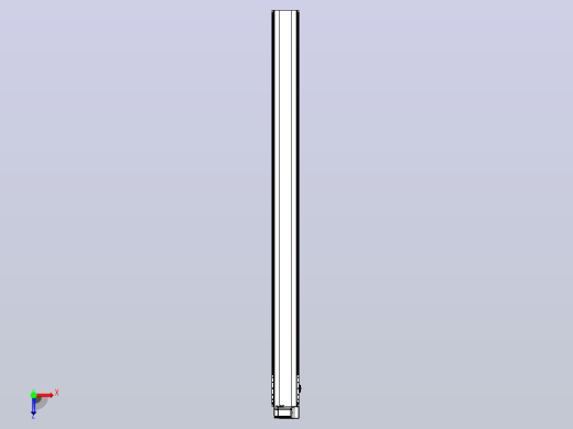 皮带直线轴半封闭可选导轨TPA-HNB-202D-140-L2550-RU-C-P75-N3俯视缩略图