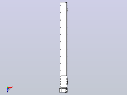 机器人皮带驱动直线轴TPA-GCB-150-P80-L1450-LP-M75-N3俯视缩略图