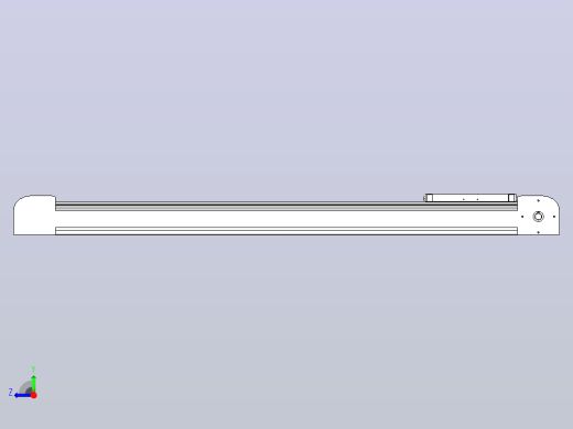 带式直线轴半闭式TPA-ONB-100-232-L1050-DR-J90-N3右视缩略图