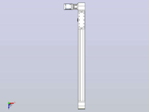 带式直线轴半闭式TPA-ONB-100-232-L1050-DR-J90-N3俯视缩略图