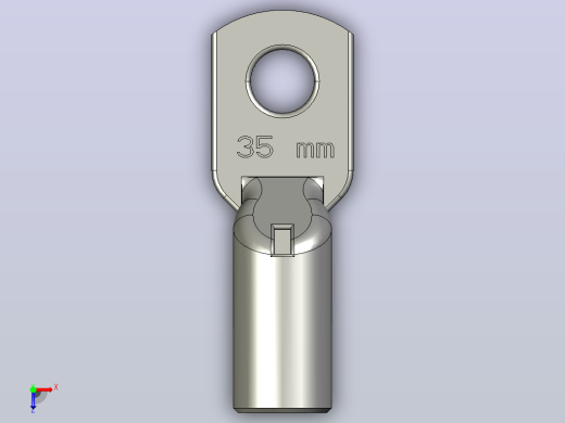 接线端子compression-terminal-35mm-1 1 STP CREO俯视缩略图