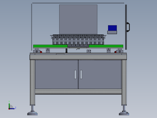 采样线组装机左视缩略图