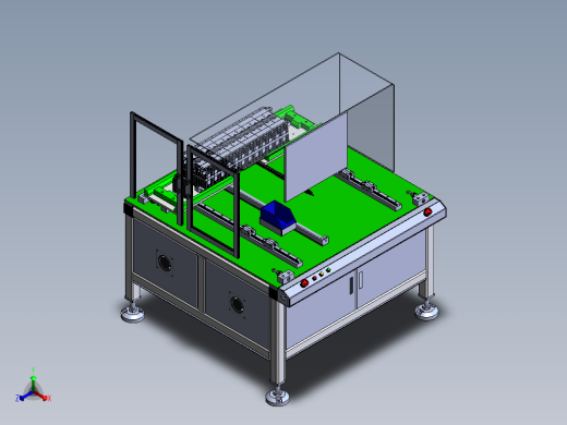 采样线组装机正等轴测缩略图
