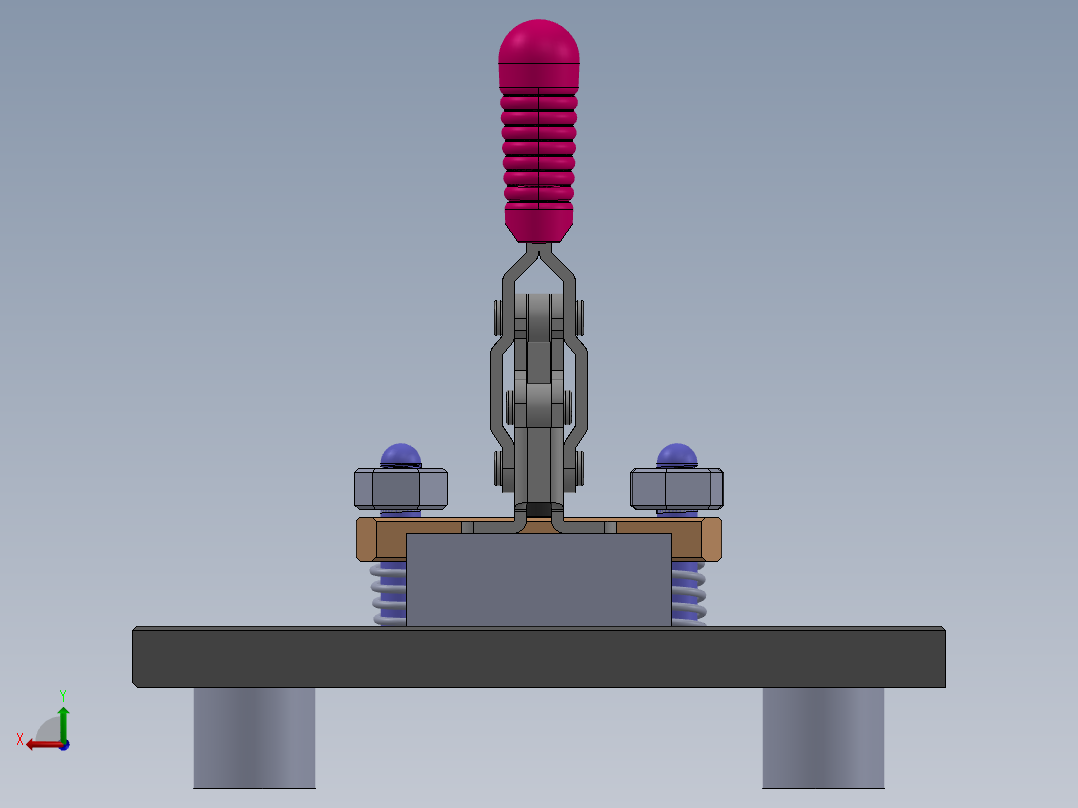简单的夹具sw21后视图