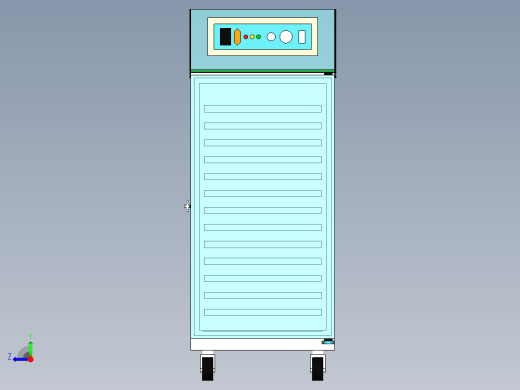 层热空气干燥机右视缩略图