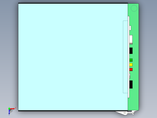 层热空气干燥机俯视缩略图