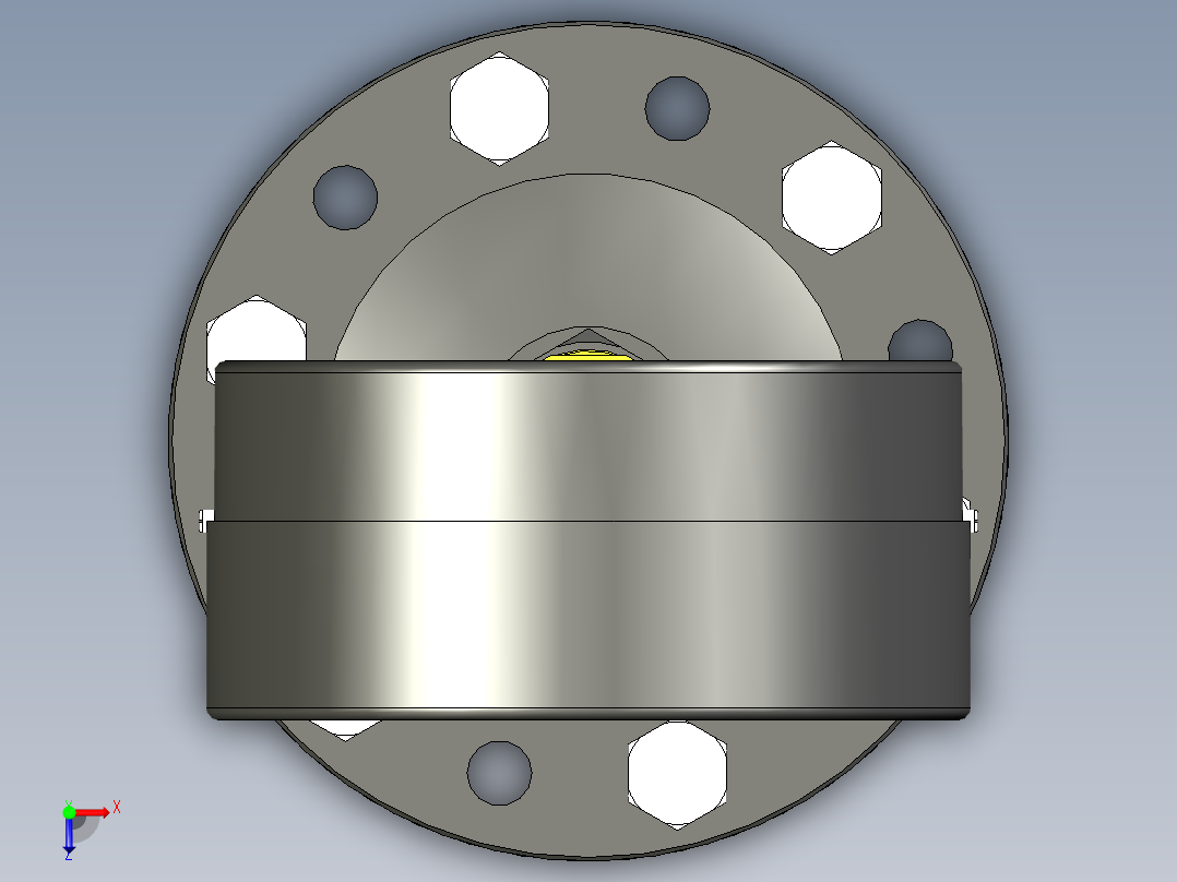 徒步旅行压力计俯视图