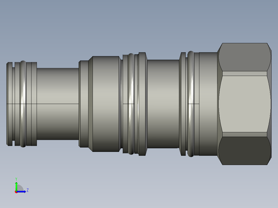 插装阀-LOFOXDN左视图