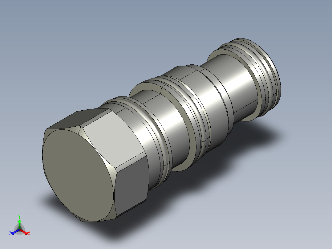 插装阀-LOFOXDN正等轴测图