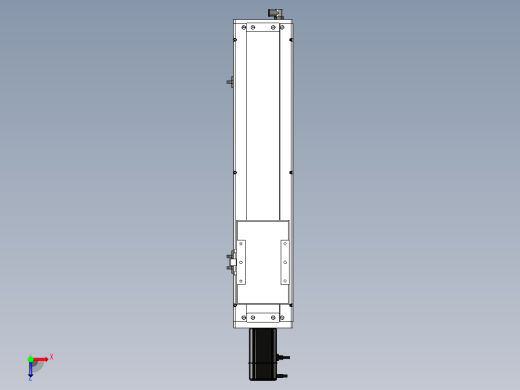 Toyo东佑达直线模组-ECH14-400-BC-400W-C4反俯视缩略图