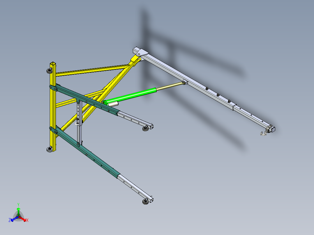 可折叠小型吊装机三维图492076===200