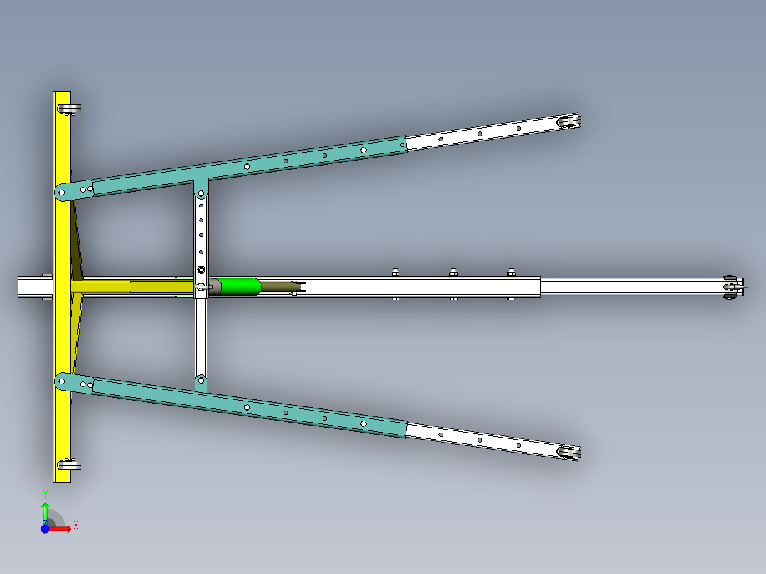 可折叠小型吊装机三维图492076===200前视图