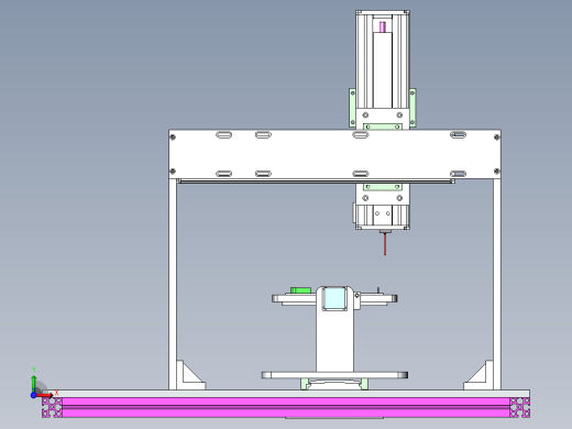 五轴焊接平台SW三维图==740804==15前视缩略图