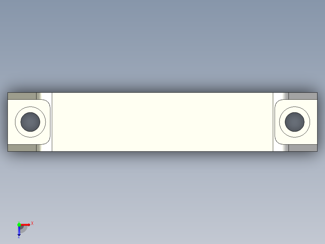 取手(塑膠)M.443 AE-VO-3D多系列多零件图纸模型俯视图