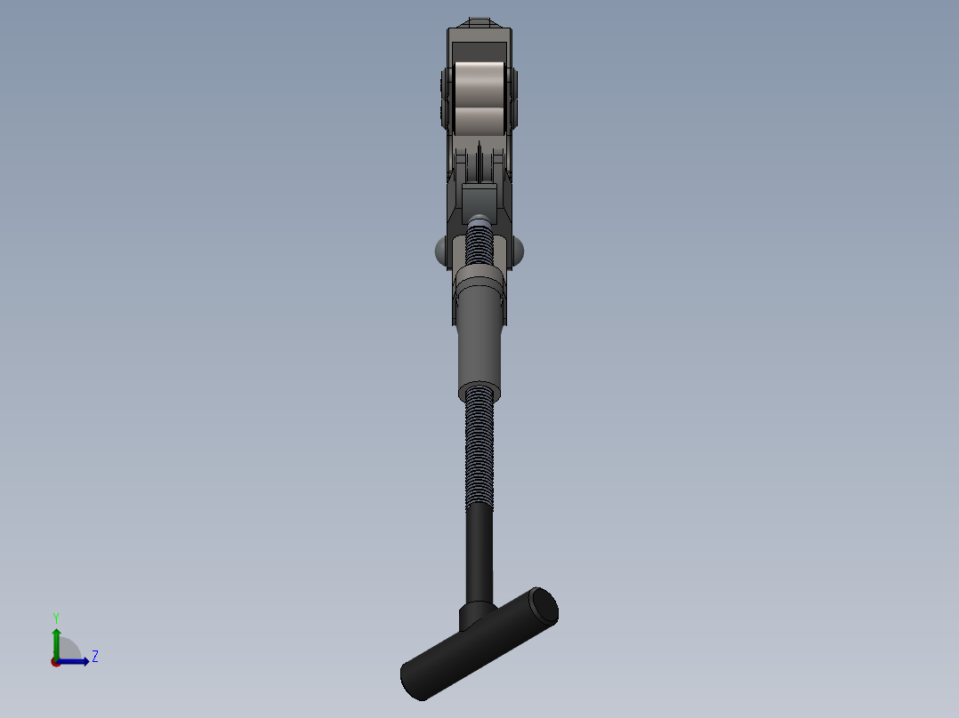 手动切管机左视图