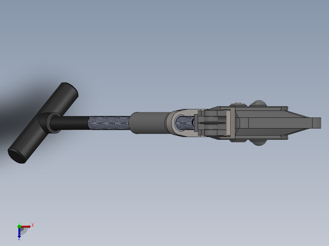 手动切管机俯视图