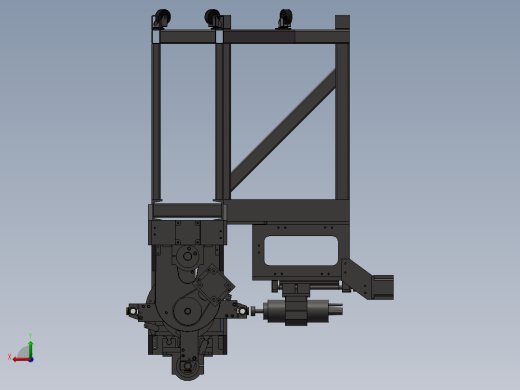 多工位旋转式钻孔机后视缩略图