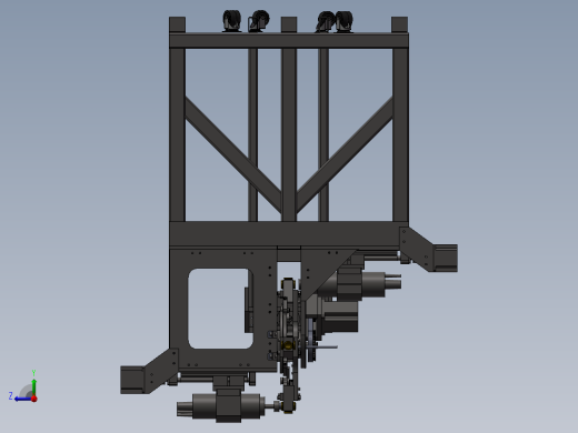 多工位旋转式钻孔机右视缩略图