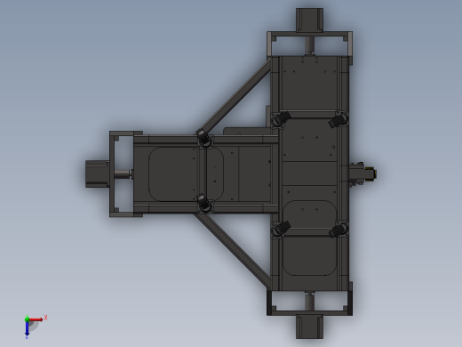 多工位旋转式钻孔机俯视缩略图