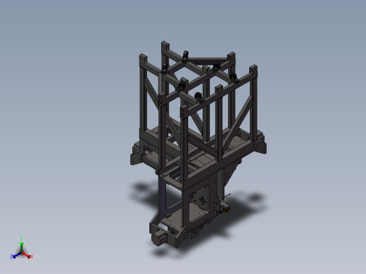 多工位旋转式钻孔机正等轴测缩略图