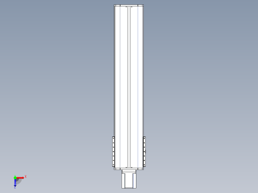 东锦丝杆传动-直线滑台模组DH270-C-L10-S1100-BC-T1000W-C3俯视缩略图