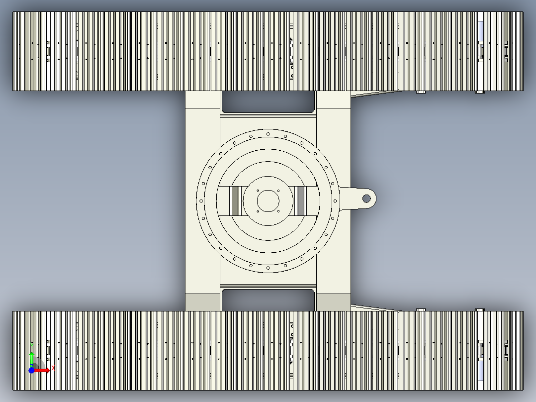 6吨履带底盘前视图