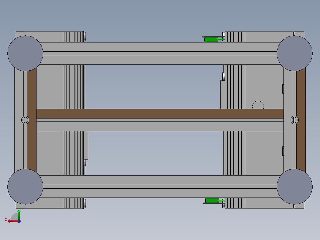 0.4M接驳台后视图