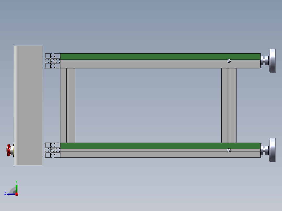 0.4M接驳台右视图