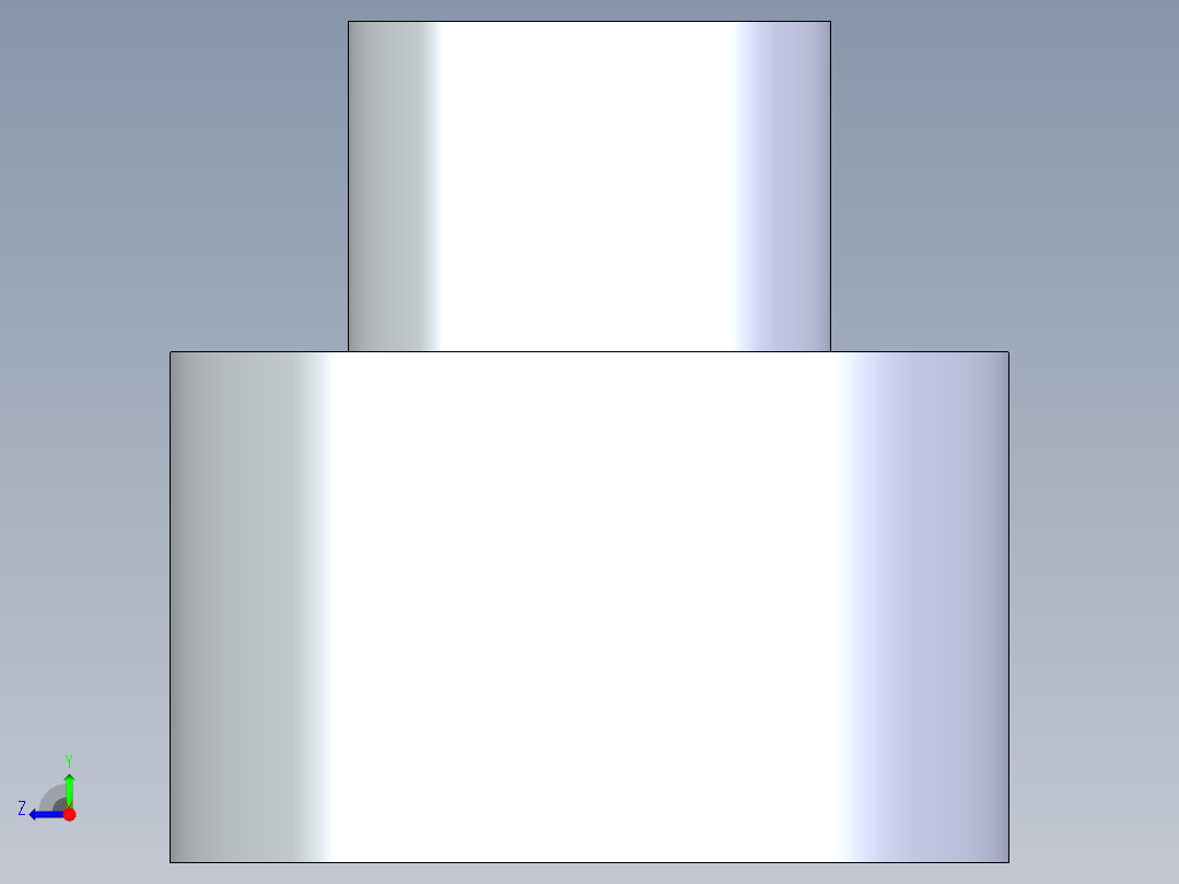 CPVC管件11-Sch80_ReducerCoupling_SxS_9829-249_2in x 1in右视图