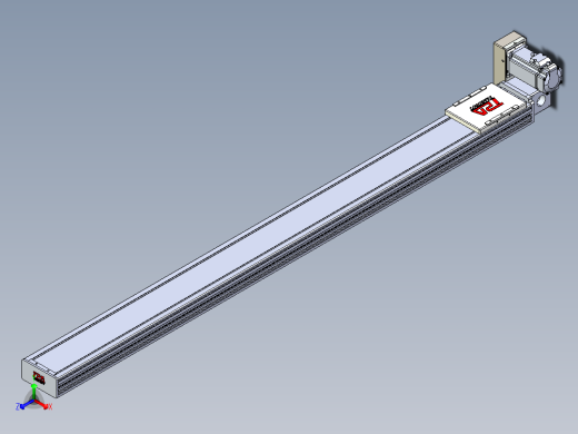 同步带全封闭直线模组TPA-HCB-110D-90-L1300-RU-C-P40-N3正等轴测缩略图