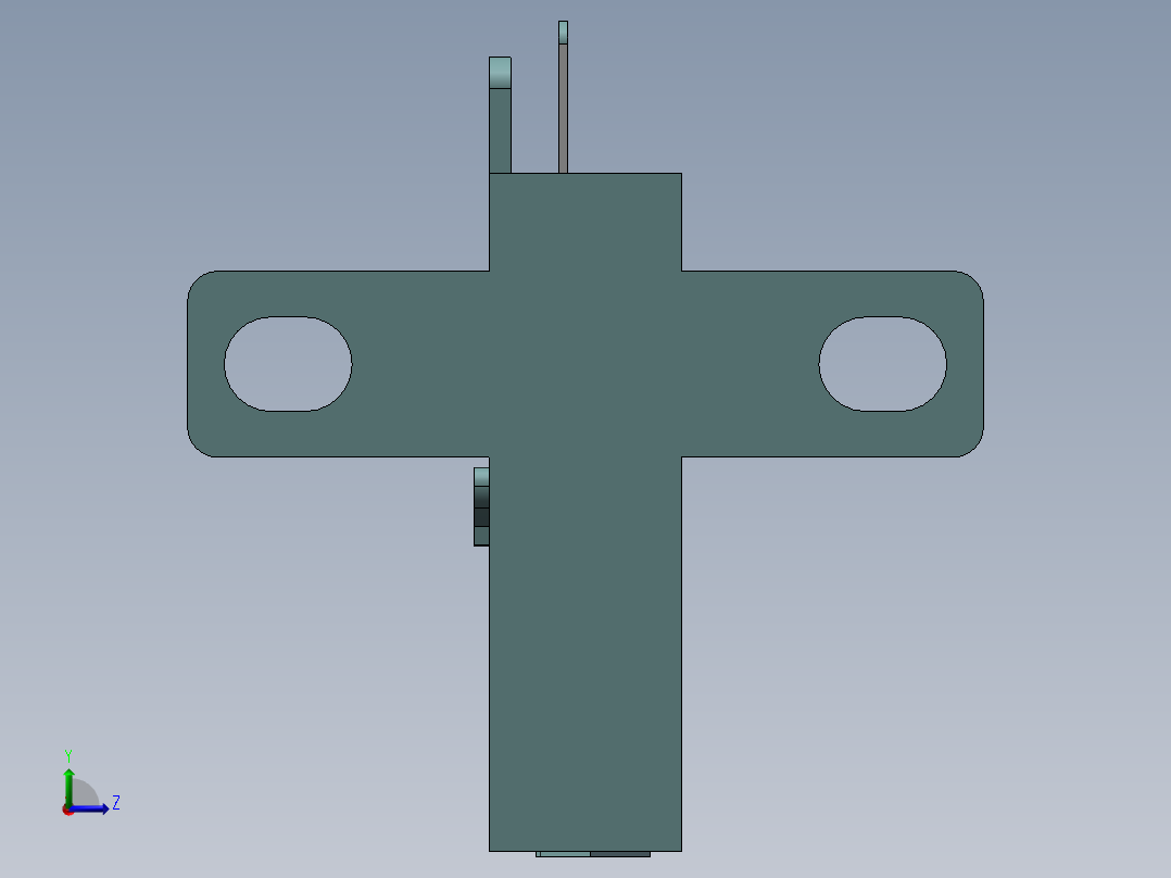 QQ-OMRON EE-SX672 传感器左视图