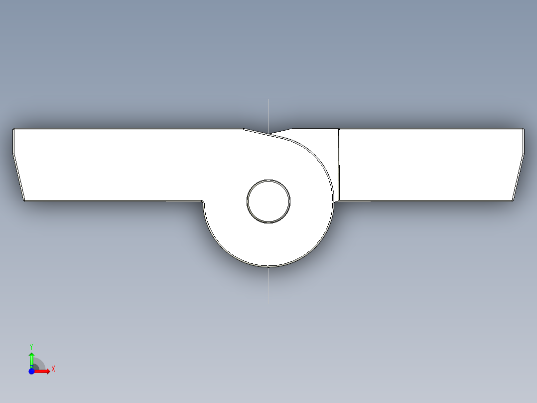 鋁合金蝶型鉸鏈(B)5570-3D多系列多零件图纸模型前视图