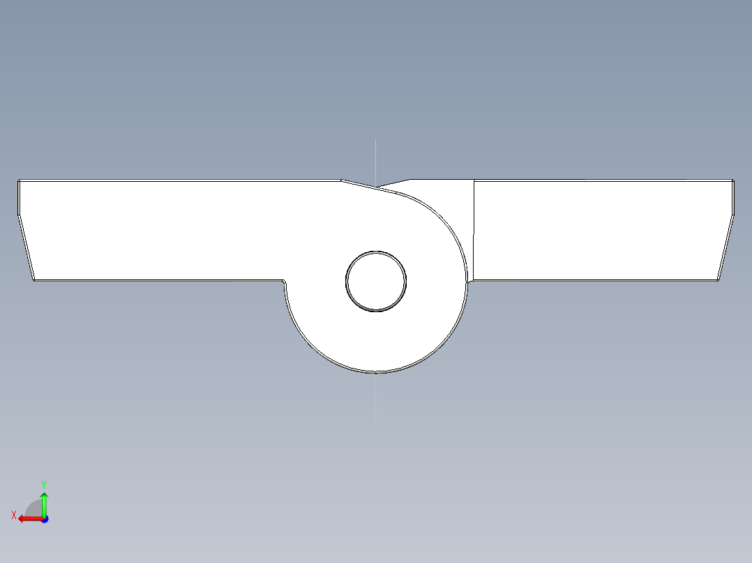 鋁合金蝶型鉸鏈(B)5570-3D多系列多零件图纸模型后视图