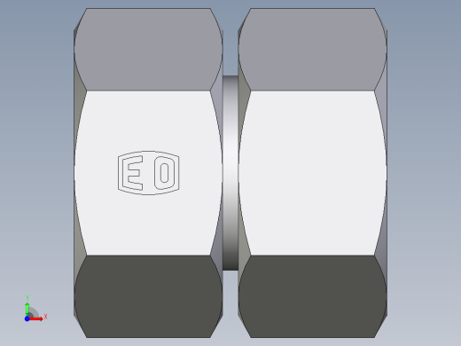 卡套式工业通用硬管接头EO_Swivel_union_GZ25SCF前视缩略图