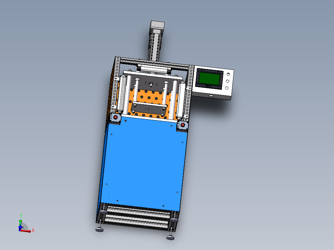 小簧压装机设计示意图-20221027(4)主视图