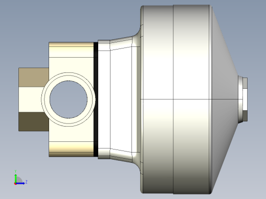 2DKMDMCP NO-DA 气动隔膜阀、常开型双作用，与男性的两端，公制系列PP-H左视缩略图