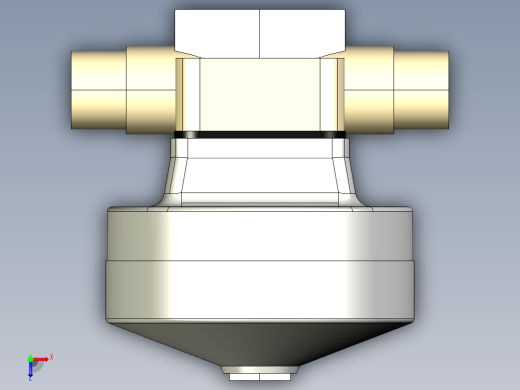 2DKMDMCP NO-DA 气动隔膜阀、常开型双作用，与男性的两端，公制系列PP-H俯视缩略图