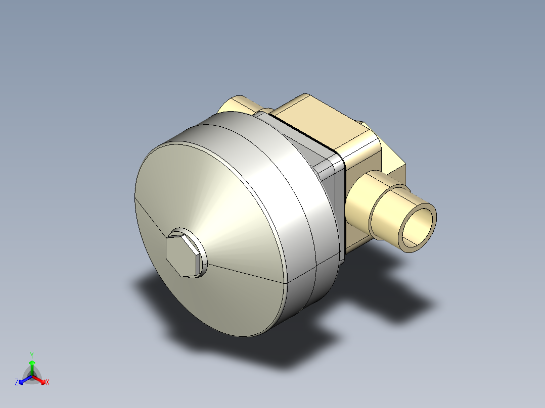 2DKMDMCP NO-DA 气动隔膜阀、常开型双作用，与男性的两端，公制系列PP-H正等轴测图