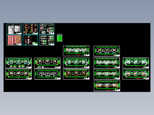 高层住宅楼的电气照明设计图纸