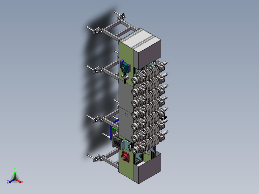 曲轴输送线sw20可编辑正等轴测缩略图