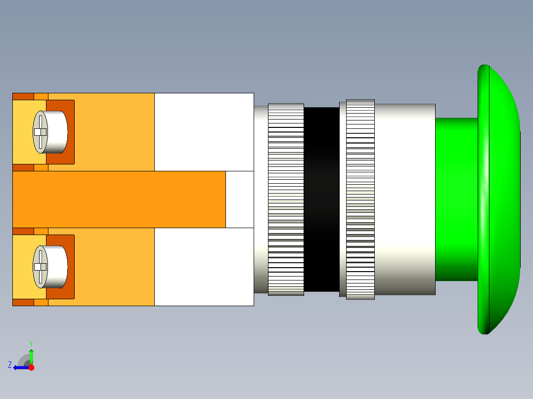 德力西电气LAY7-11MZS 红右视图