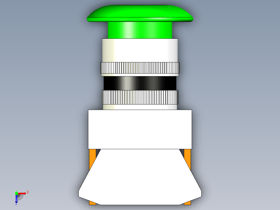 德力西电气LAY7-11MZS 红俯视图