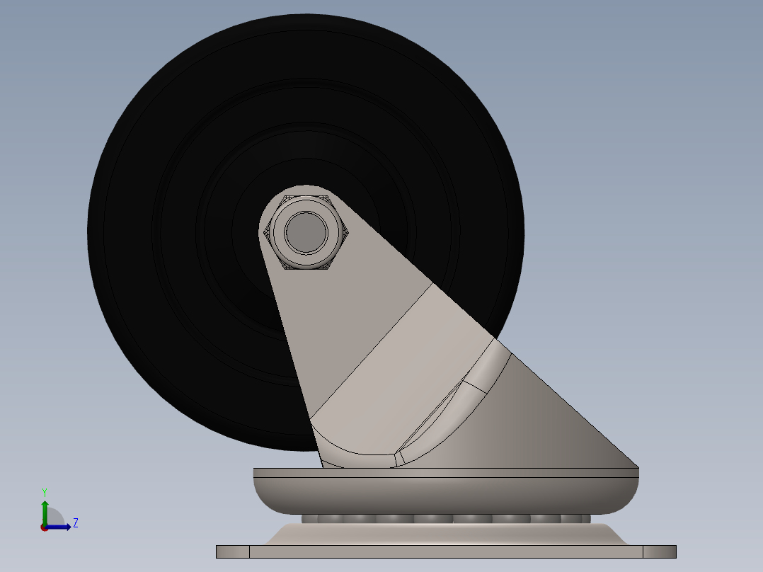 万向轮、脚轮(96)左视图