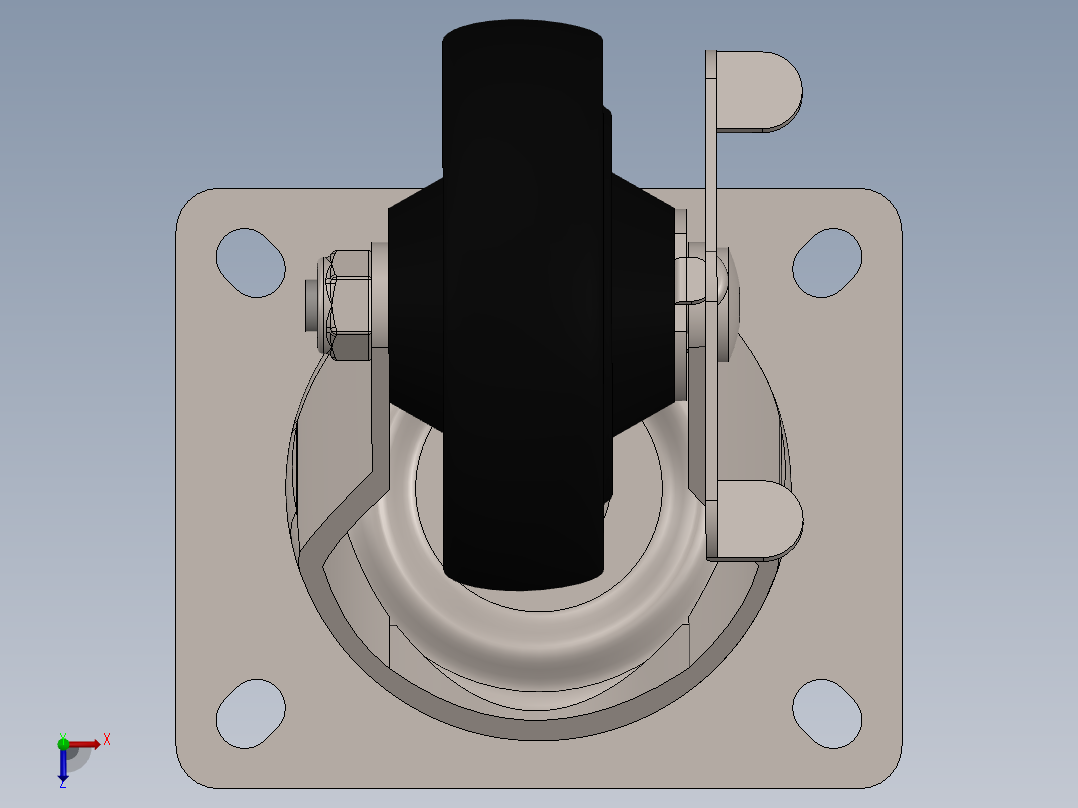 万向轮、脚轮(96)俯视图