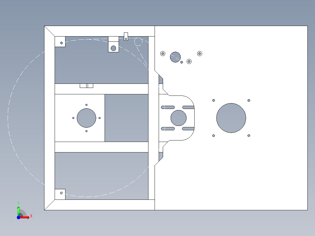 B2004327-标签切纸机前视图