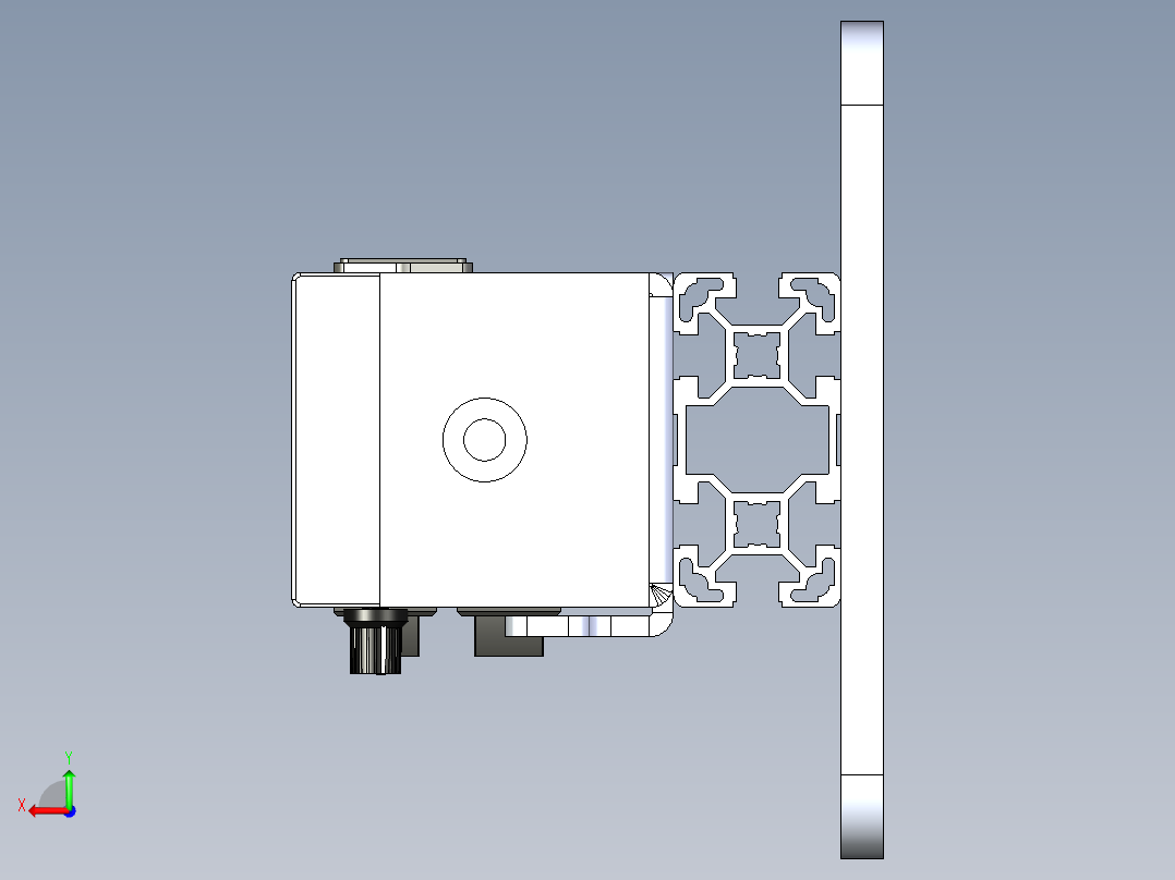 B2004554-迷你车床 木材后视图