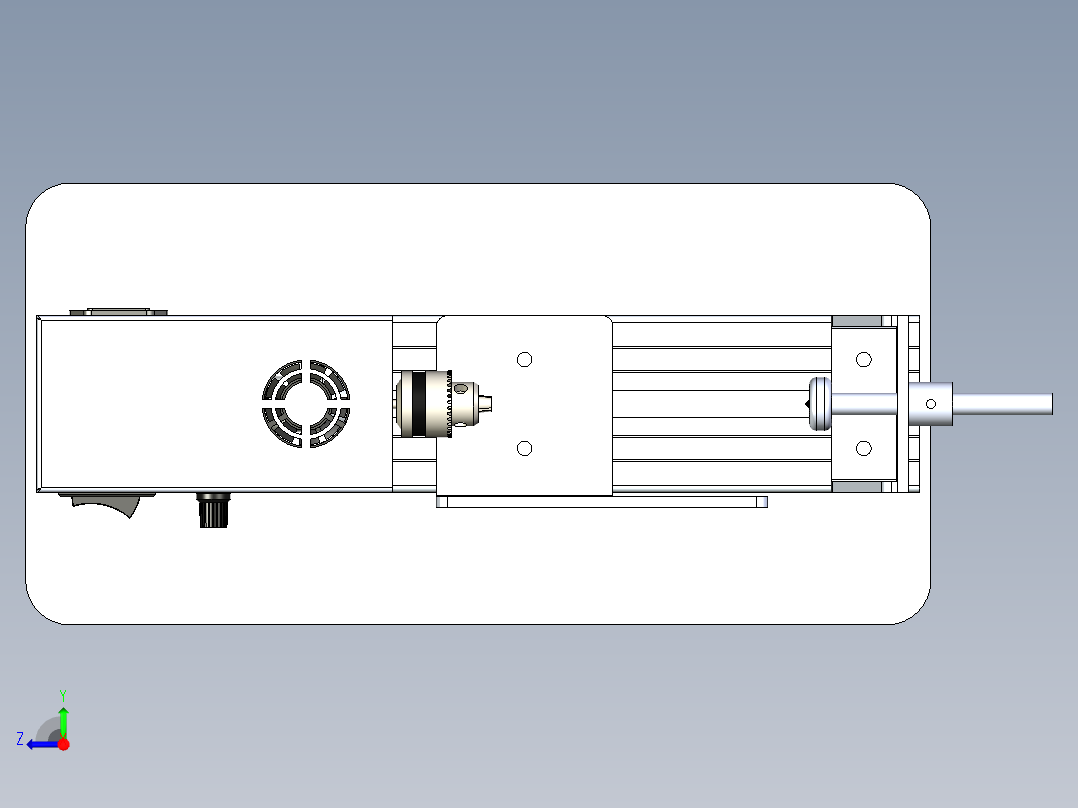 B2004554-迷你车床 木材右视图