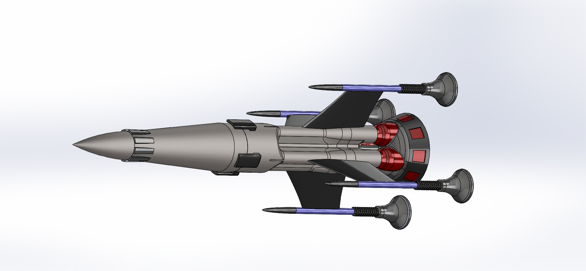 火箭简易模型  SW22