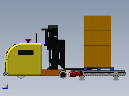 AGV货叉搬运输送线右视缩略图