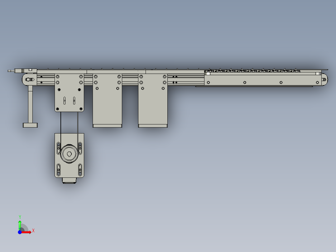 泵盖送料线0前视图